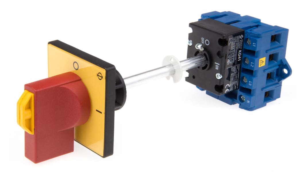 Interruttore di isolamento Kraus & Naimer KG41B.T204/GBA302.VE, 4P, 40A, 690V ca, IP65