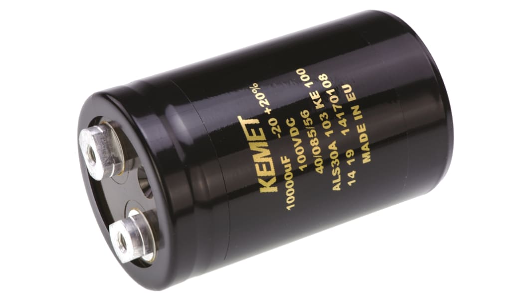 【ネット限定】 ALS30A103KE100 | KEMET 10000μF,100V dc コンデンサ パーツ