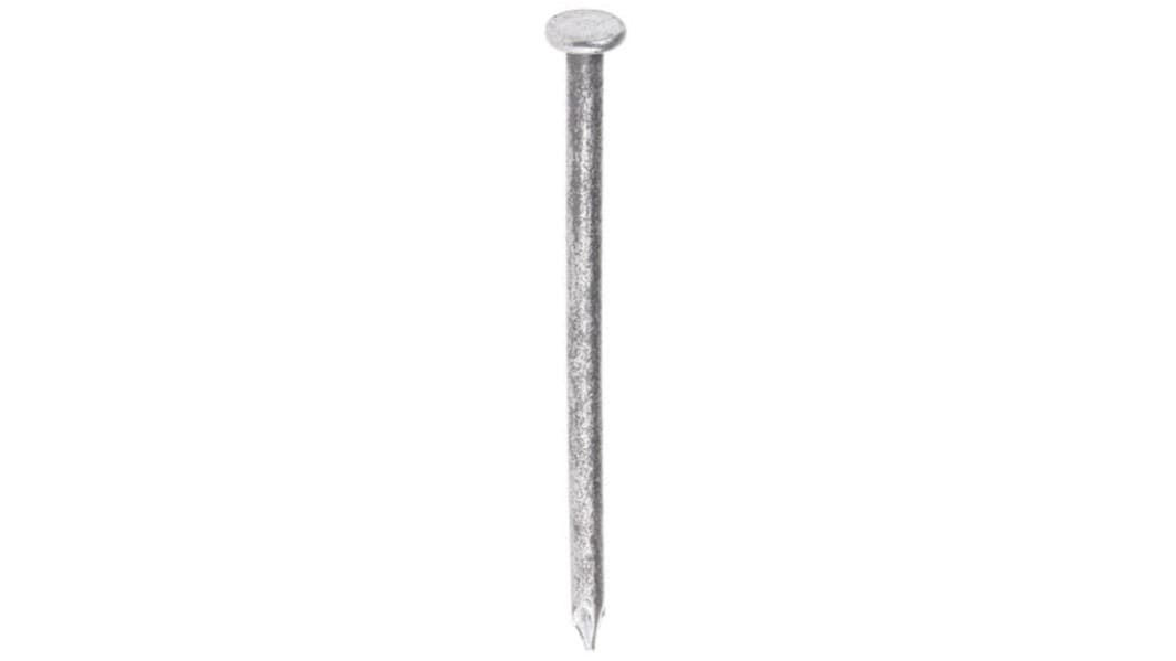 RS PRO Bright Steel Round Nails; 75mm x 3.75mm; 500g Bag