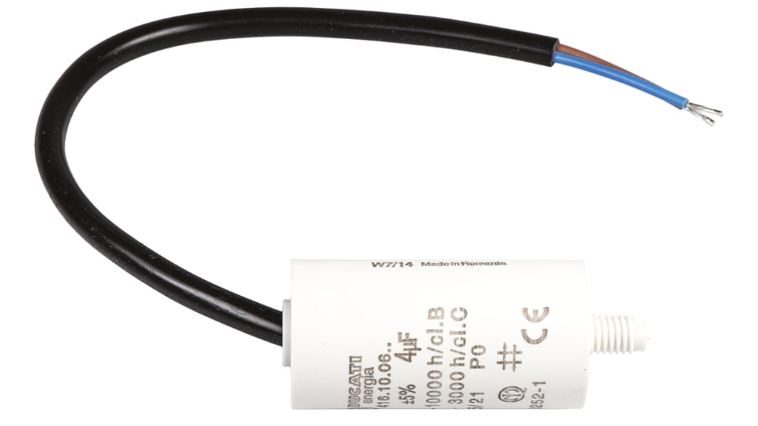 Condensateur à couche mince Ducati Energia 4.16.10 4μF 400 → 500V c.a. ±5%