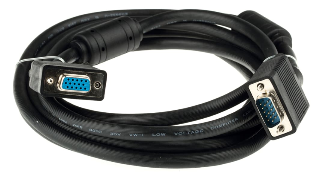 Cavo VGA Roline VGA Maschio/VGA Femmina, lungh. 3m, col. Nero