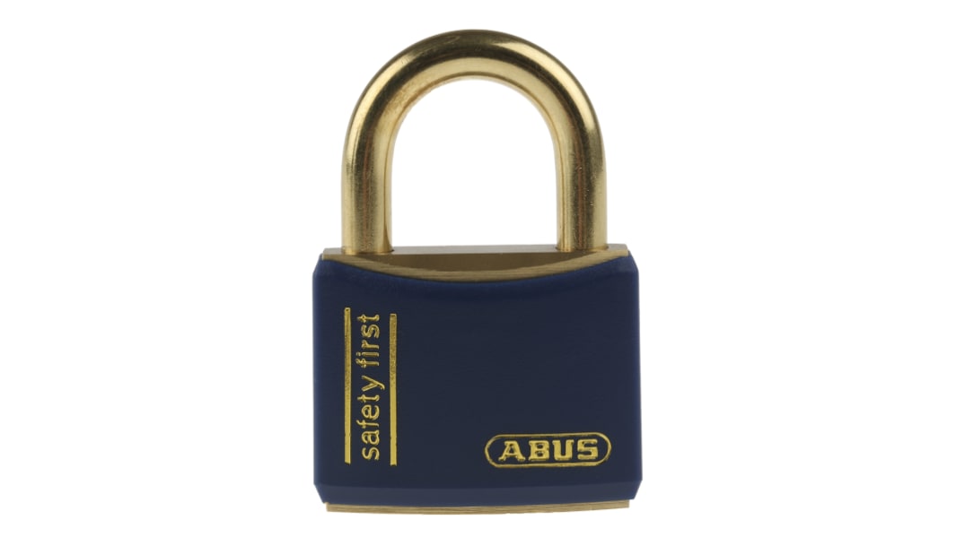 ABUS Key Weatherproof Brass Safety Padlock, Keyed Alike, 6mm Shackle, 40mm Body