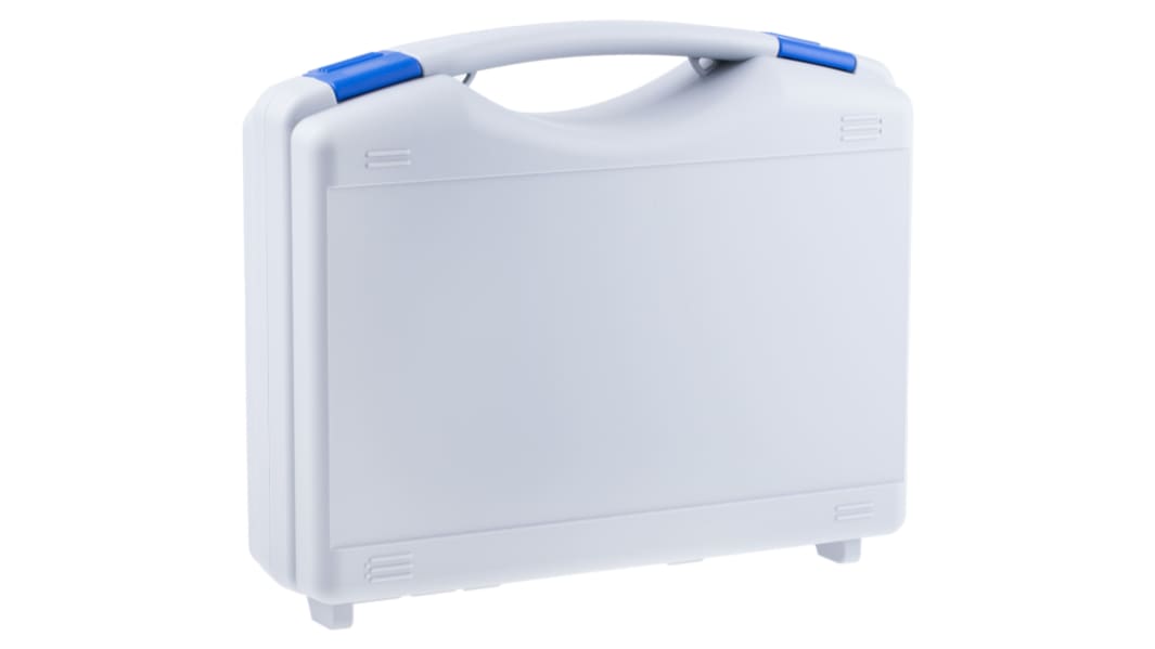 RS PRO Polypropylen Transportkoffer Grau , Außenmaße 230 x 275 x 83mm / Innen 175 x 261 x 77mm