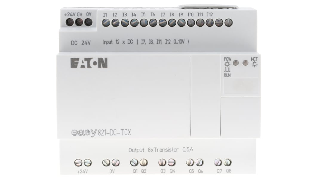 Eaton easy Logikmodul, 24 V dc, 12-Eingänge / 8-Ausgänge
