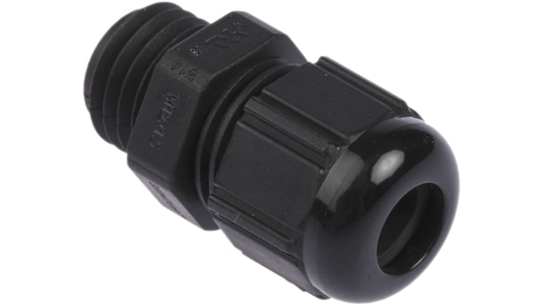 Lapp SKINTOP Series Black Polyamide Cable Gland, M12 Thread, 3.5mm min., 7mm max., IP66, IP68, IP69K