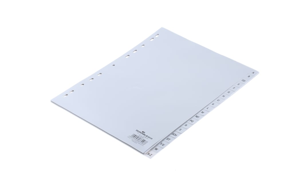 Intercalaires, Durable Gris, Format A4
