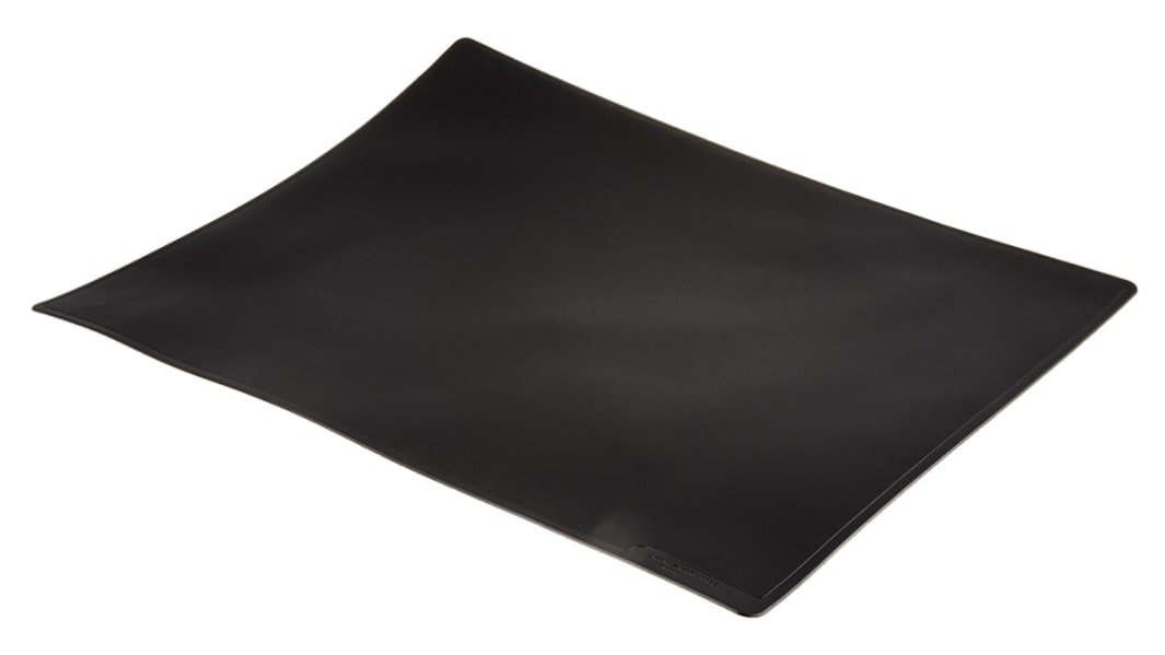 Tappetino da scrivania Durable, Sagomato, 530x400mm, Nero