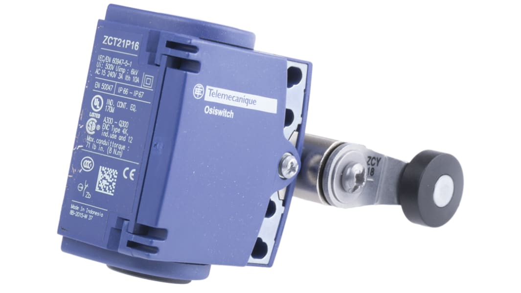 Interruttore di fine corsa Telemecanique Sensors, Leva, NO/NC, 240V, 10A, IP66, IP67
