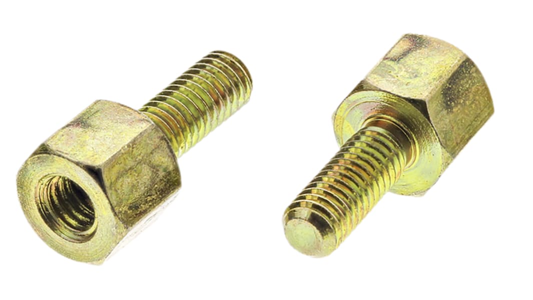 TE Connectivity, Series HDF or HDP or HDE Series Screw Lock For Use With D-Sub Connector