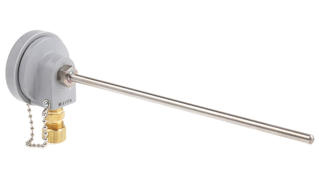 Correge RTD érzékelő, PT100, 6mm-es, 200mm hosszú, +450°C