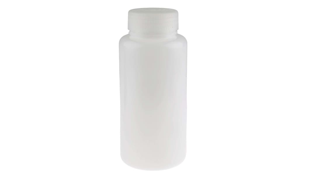 Bouteille de laboratoire RS PRO, 1L, en HDPE, à Col Large