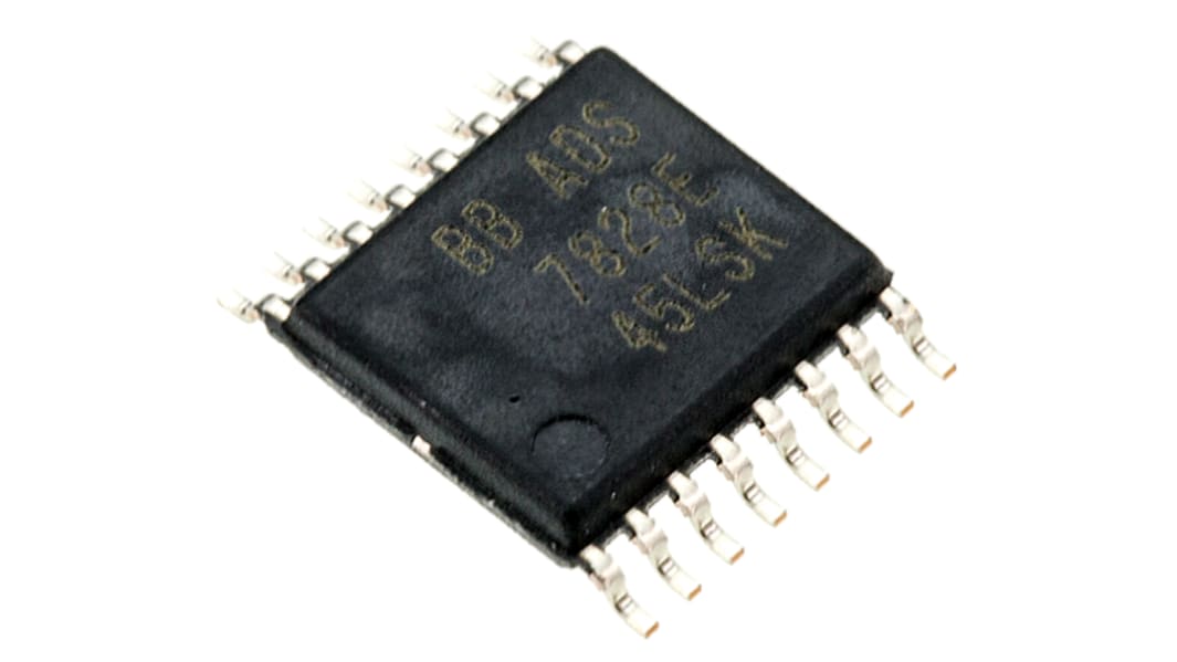 Texas Instruments 12-Bit ADC ADS7828E/250 Octal, 50ksps TSSOP, 16-Pin