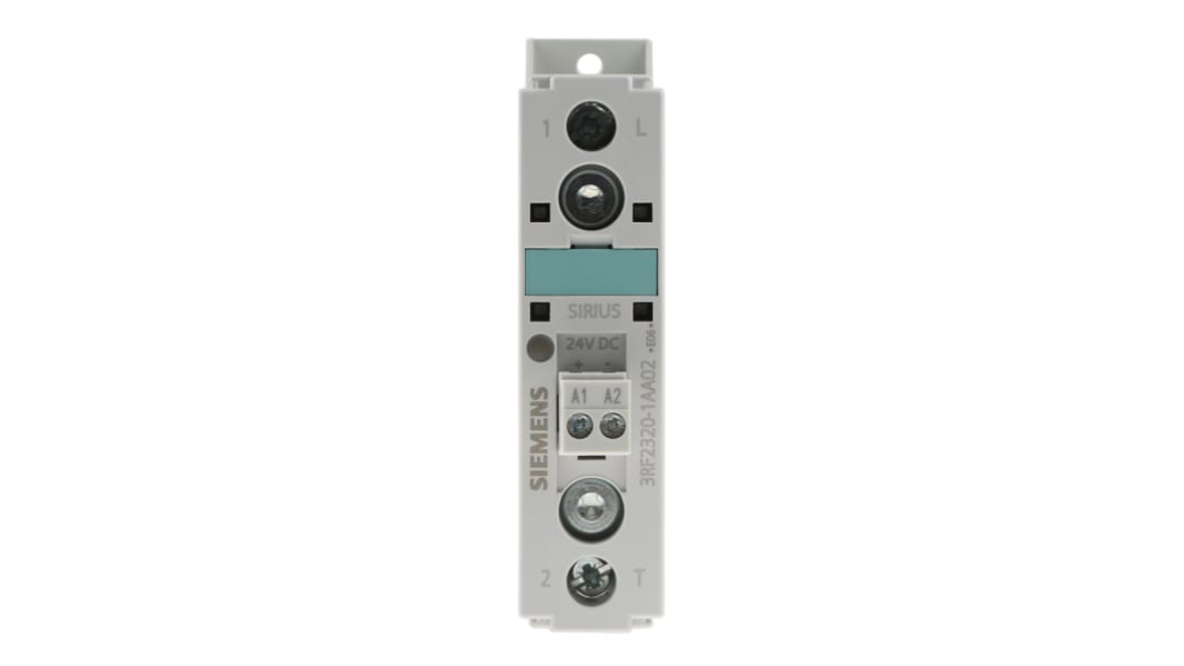 Siemens 3RF2 Series Solid State Relay, 20 A Load, DIN Rail Mount, 230 V Load, 24 V dc Control