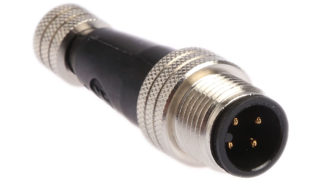 Brad from Molex 4 Pole M8 Socket to 4 Pole M12 Plug Adapter