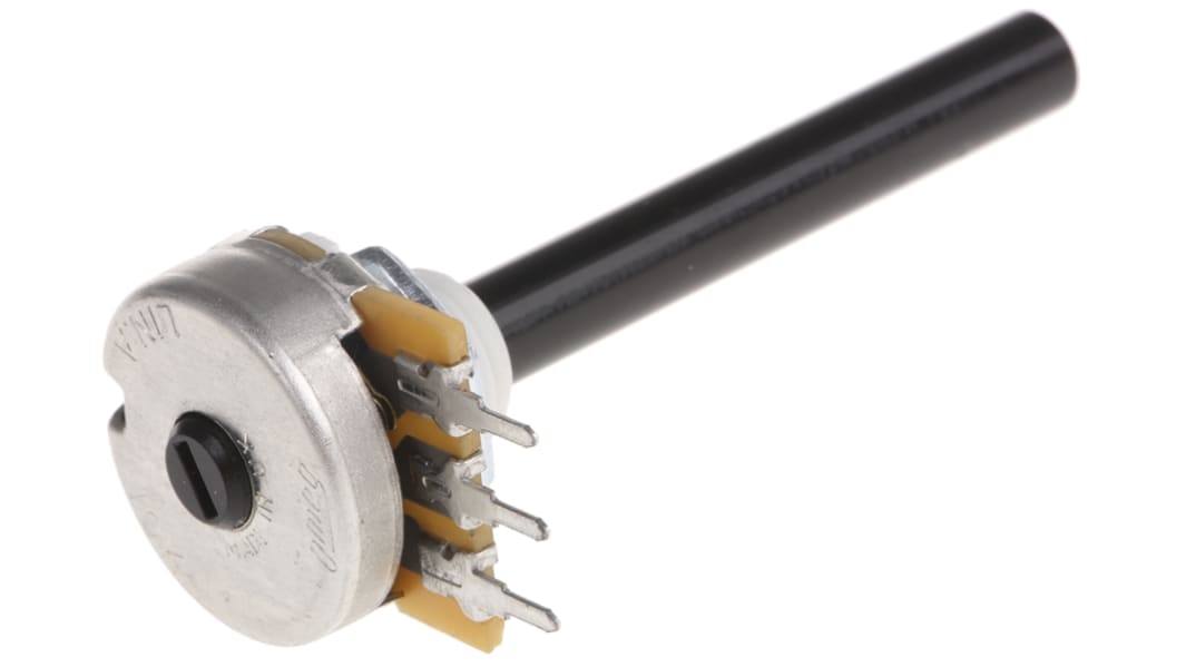 Potentiomètre Rotatif Radiohm POTM, 10kΩ max, Ø axe 6 mm, Montage panneau