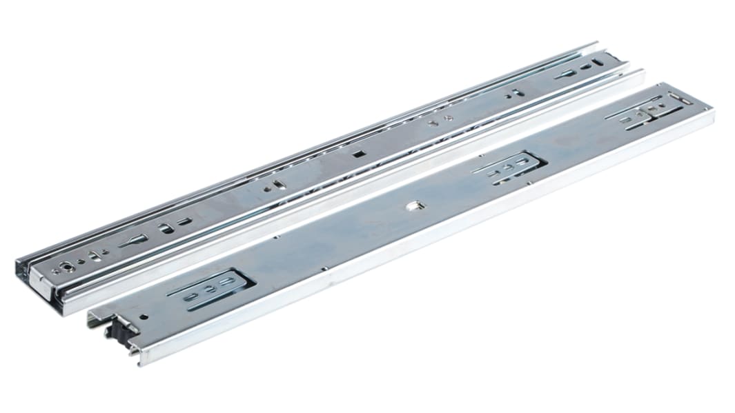Accuride サーバーラックレール, 伸縮式スライド, 40kg, スチール, DZ3832-0045DO