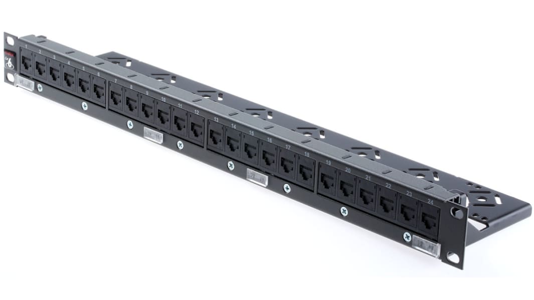 Panneau de connexion RJ Molex Premise Networks 24 ports Cat6 RJ45 UTP série PowerCat