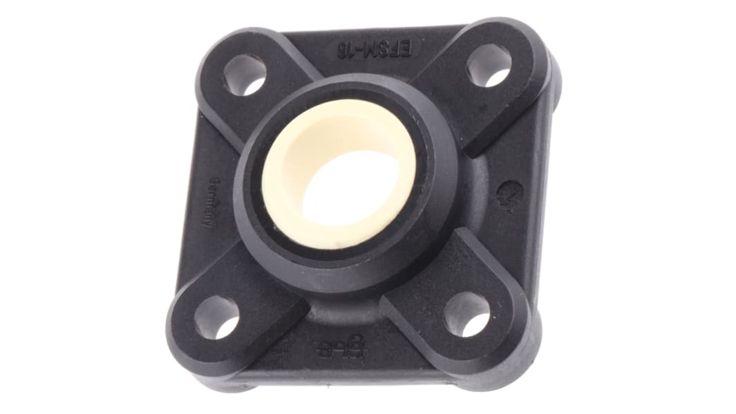 Igus Lejeenhed, 4 Huller, Iglidur W300, Igumid G, ID: 16mm, L: 52mm, B: 52mm, D: 16.5mm, EFSM-16
