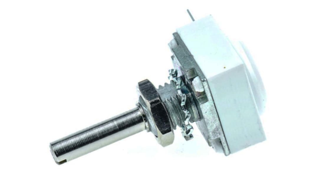 Potentiomètre Rotatif Vishay 148, 5kΩ max, Ø axe 3,18 mm, Montage sur Panneau, Traversant