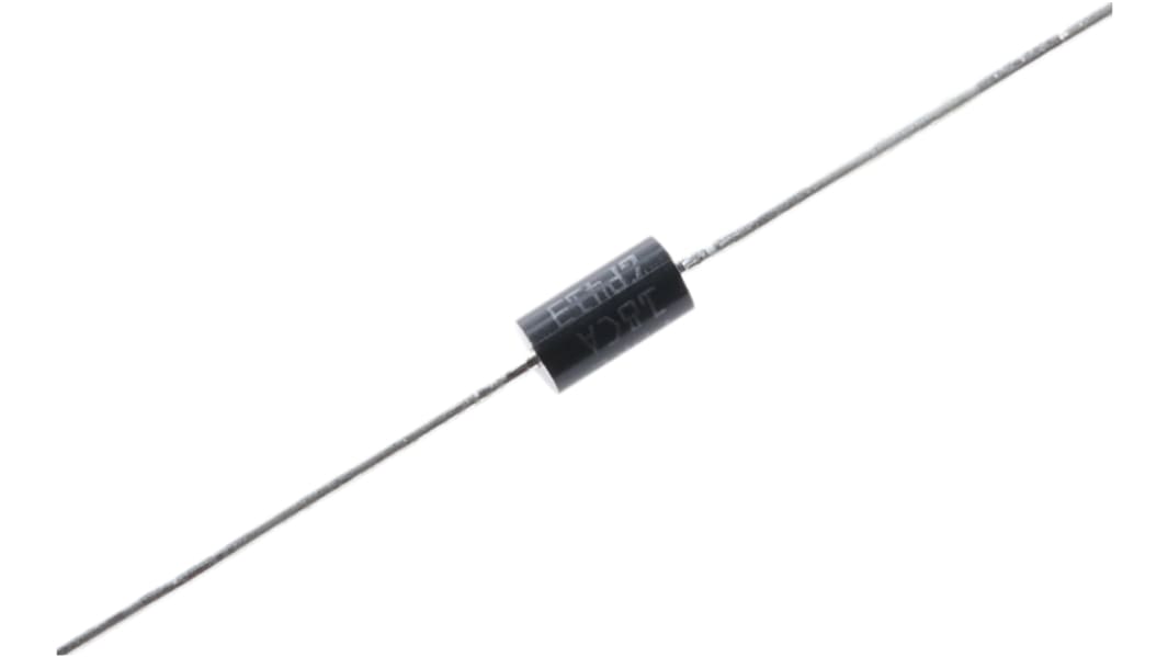 STMicroelectronics, TVS-diode, 600W, Tovejs, 32.5V, 15.3V, 2 ben, DO-15, P6KE18CA
