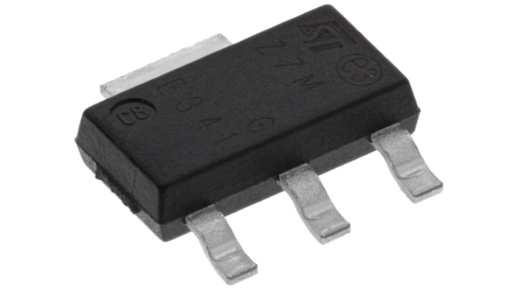 STMicroelectronics Surface Mount, 3+Tab-pin, TRIAC, 600V, Gate Trigger 1.3V 600V