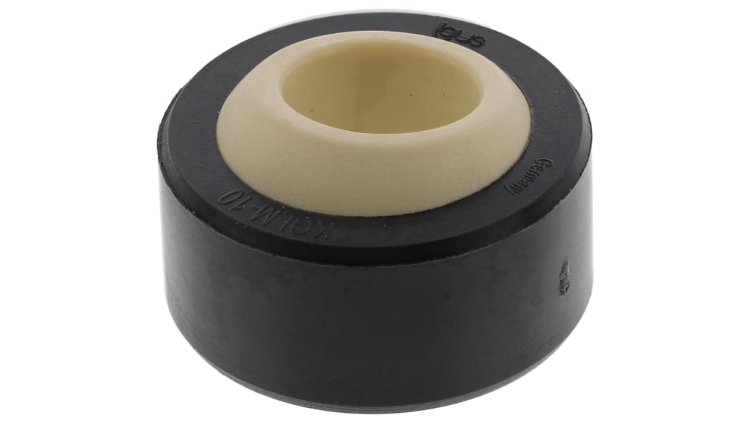 Igus KGLM-10 10mm Bore Spherical Bearing, 1400N Axial Load Rating, 4000N Radial Load Rating, 22mm O.D