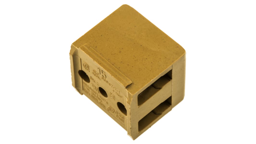 Bornier de raccordement Weidmuller SAK, 2 pôles , A visser, 32A