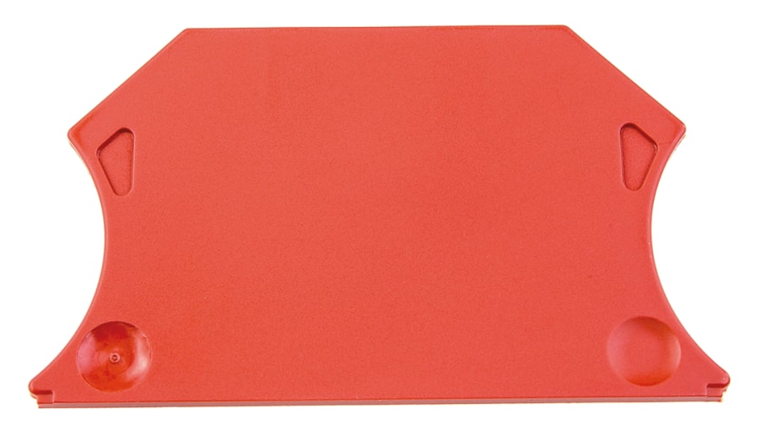 Weidmuller WAP Series End Cover for Use with DIN Rail Terminal Blocks