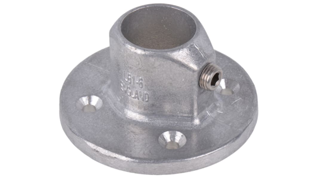 Flangia a parete Kee Lite L61-6, L61, 33.7mm Tubo rotondo, Tipo 6