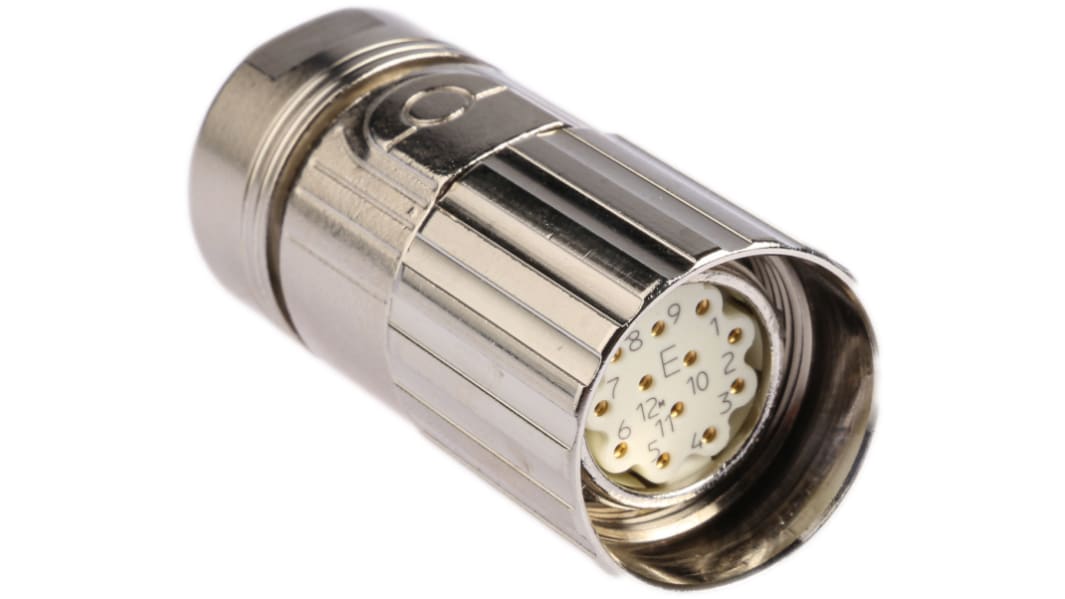 Connecteur circulaire SICK, M23, 12 contacts, raccordement A souder