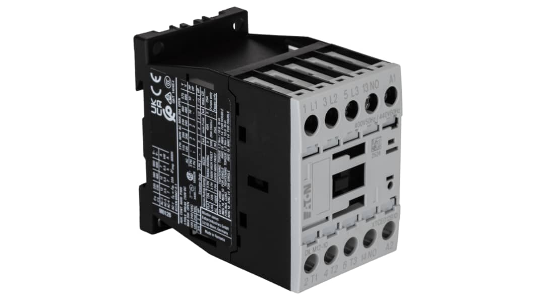 Eaton xStart Contactor, 400 V ac Coil, 3-Pole, 12 A, 5.5 kW, 3NO, 400 V ac