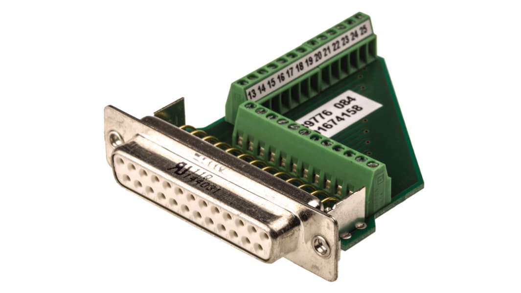Phoenix Contact VS-25-BU-DSUB/25-MPT-0.5 Sub-D Steckverbinder Buchse , 25-polig , Tafelmontage Schraubklemme