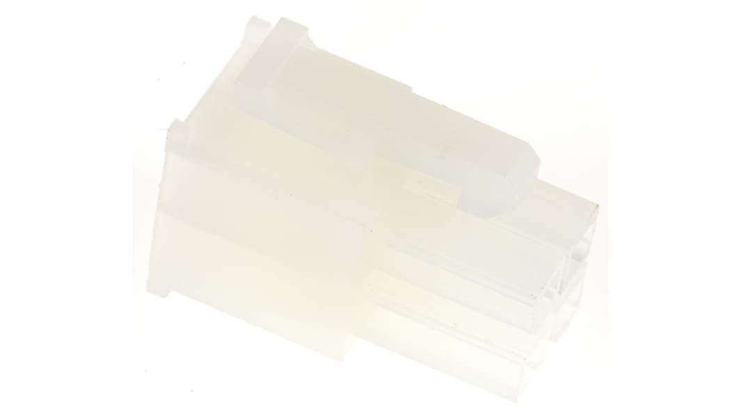 Carcasa de conector TE Connectivity 794954-4, Serie VAL-U-LOK, paso: 4.2mm, 4 contactos, 2 filas, Recto, Hembra