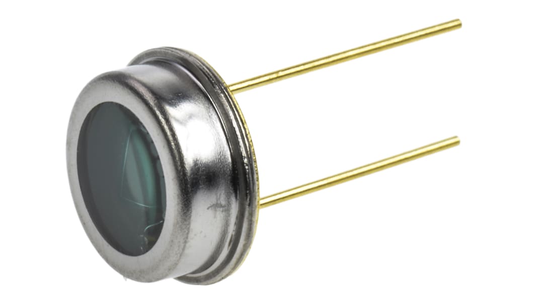 ams OSRAM Fotodiode IR, UV, sichtbares Licht 550nm Si, THT TO39-Gehäuse 2-Pin