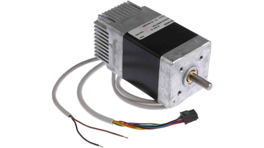 Crouzet Brushless DC Motor, 80 W, 24 V dc, 240 mNm, 3250 rpm, 8mm Shaft Diameter