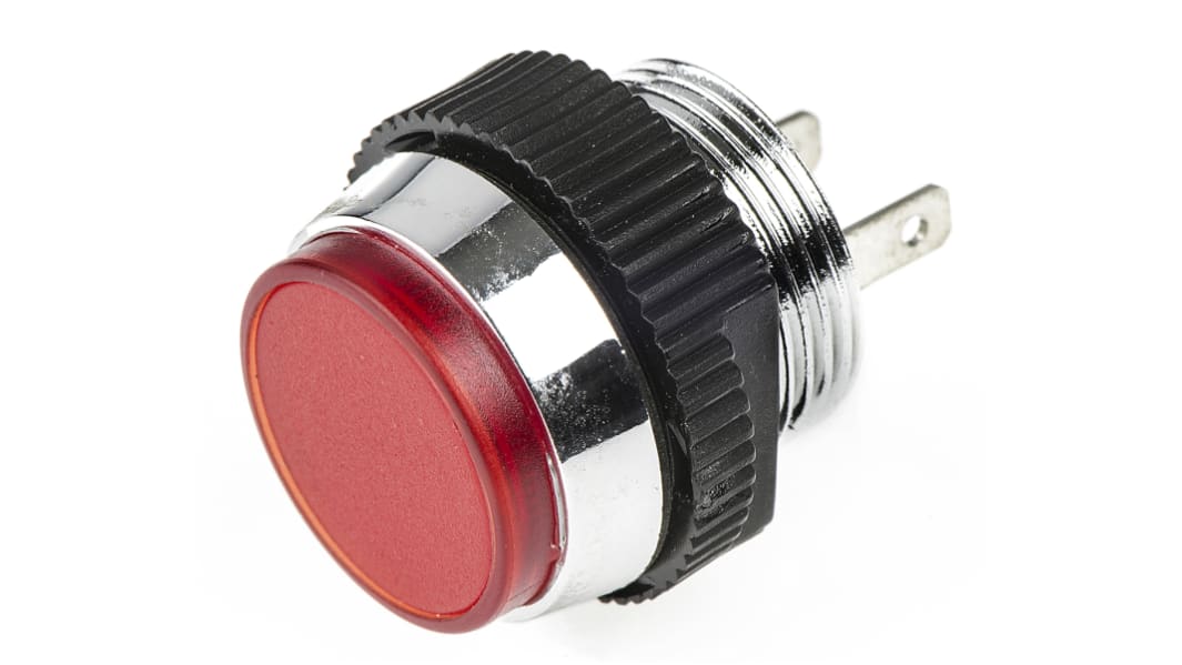 Signal Construct Red Panel Mount Indicator, 24 → 28V, 16mm Mounting Hole Size, IP67