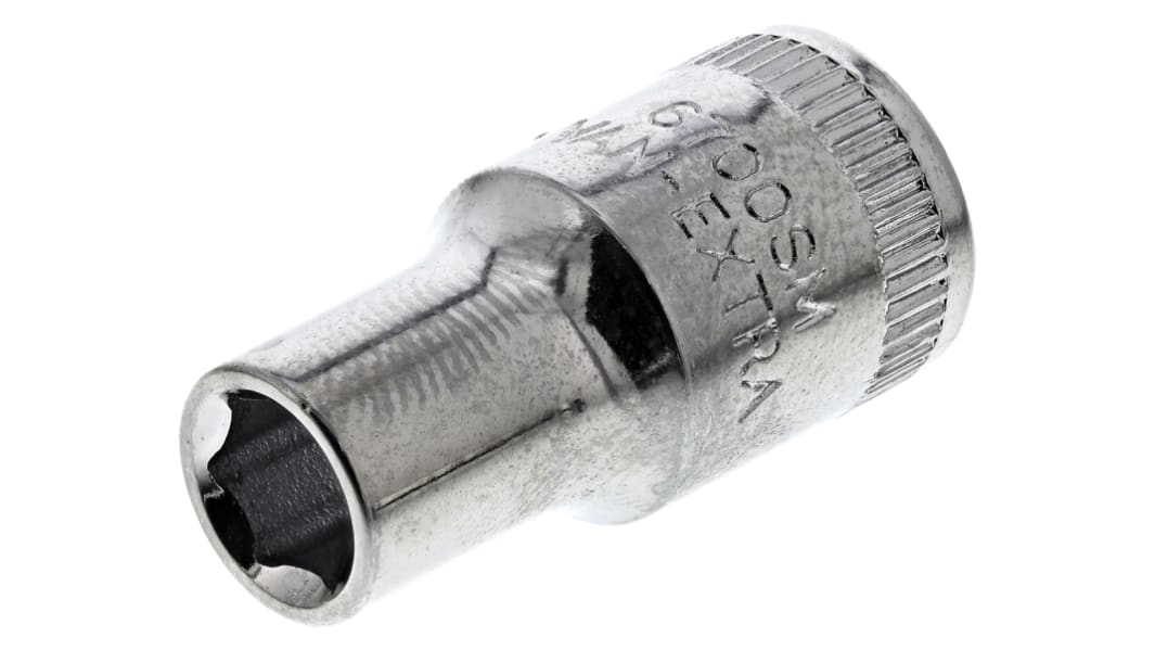 Bahco ソケット 1/4インチ, ソケットサイズ:5.5mm, 長さ:24.7 mm