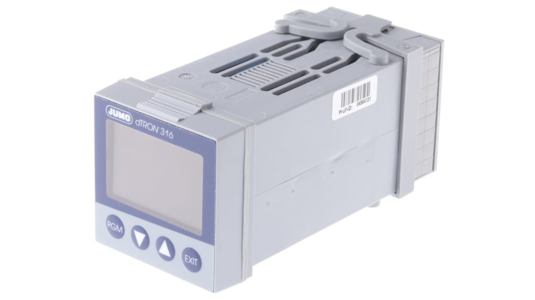 Controlador de temperatura PID Jumo serie dTRON, 48 x 48 (1/16 DIN)mm, 110 → 240 V ac, 1 (analógica) entradas
