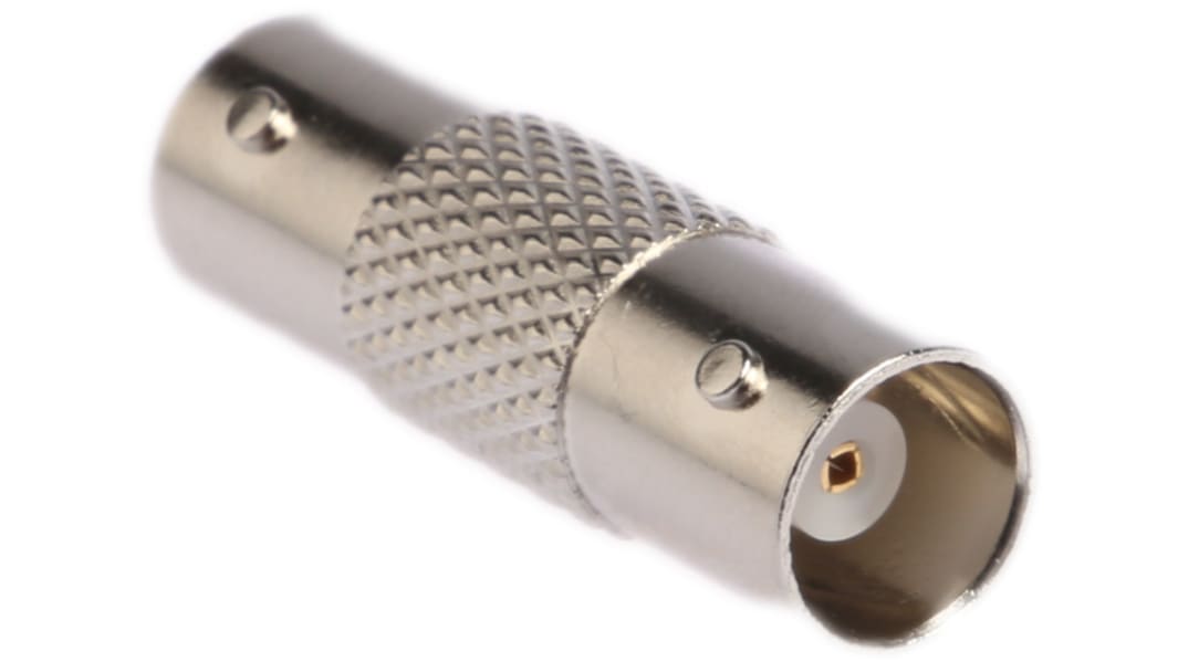 Adaptador de RF TE Connectivity 5-1634534-1 50Ω, Hembra Recta BNC a Hembra BNC, 4GHz Níquel sobre cobre