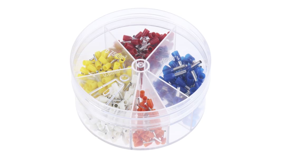 RS PRO German Colour Coded Bootlace Ferrule Crimp terminal Kit