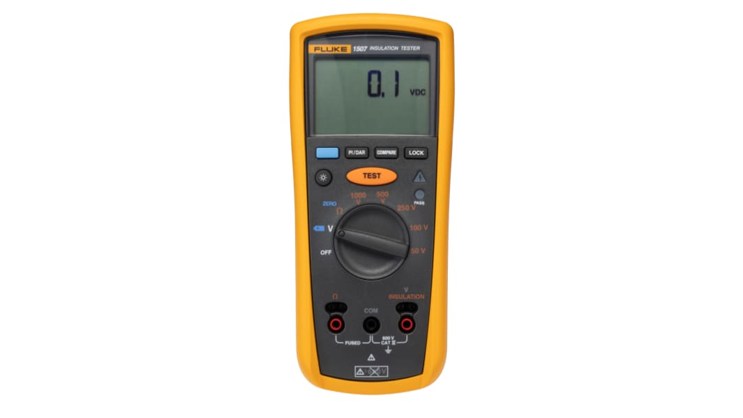 Comprobador de aislamiento Fluke 1507, 10GΩ, 1000V, CAT III 600V