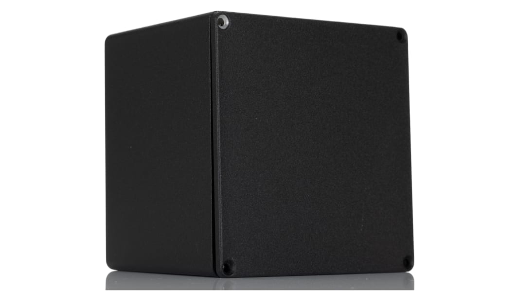 Hammond, アルミニウム, 119 x 120 x 94mm, Black, 1590VBK