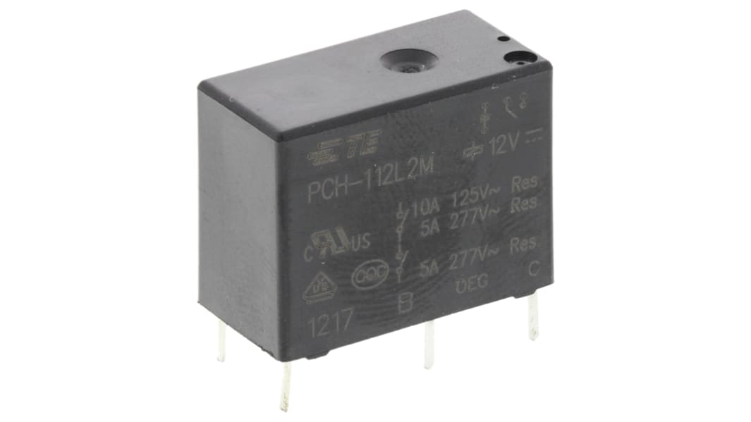TE Connectivity Monostabiles Relais Printrelais PCH-112L2M, 12Vdc Spule, 1-poliger Schließer