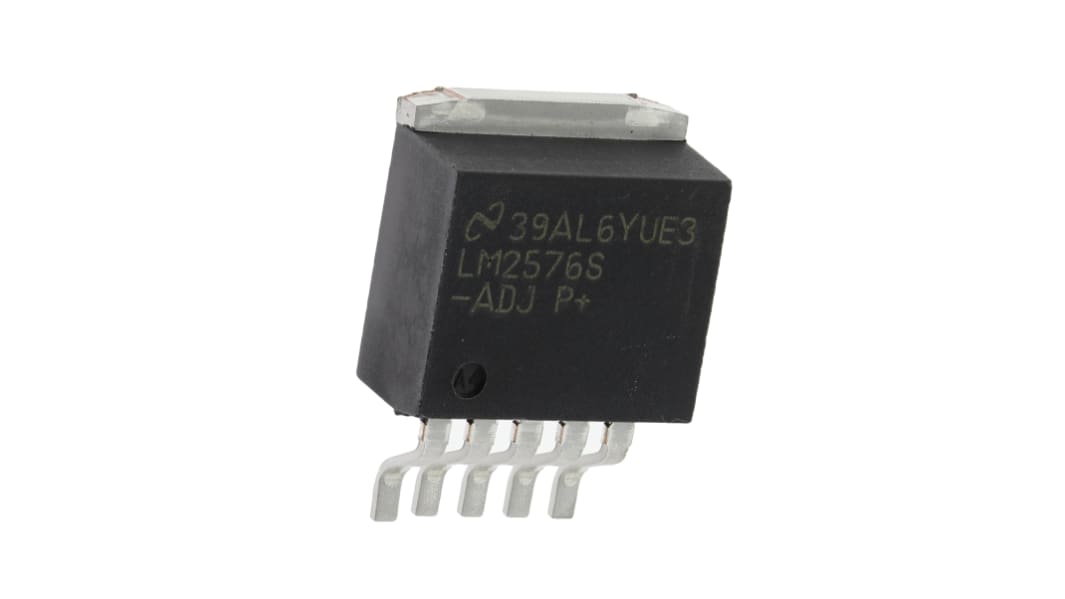 Texas Instruments, LM2576S-ADJ/NOPB Step-Down Switching Regulator, 1-Channel 3A Adjustable 6-Pin, D2PAK