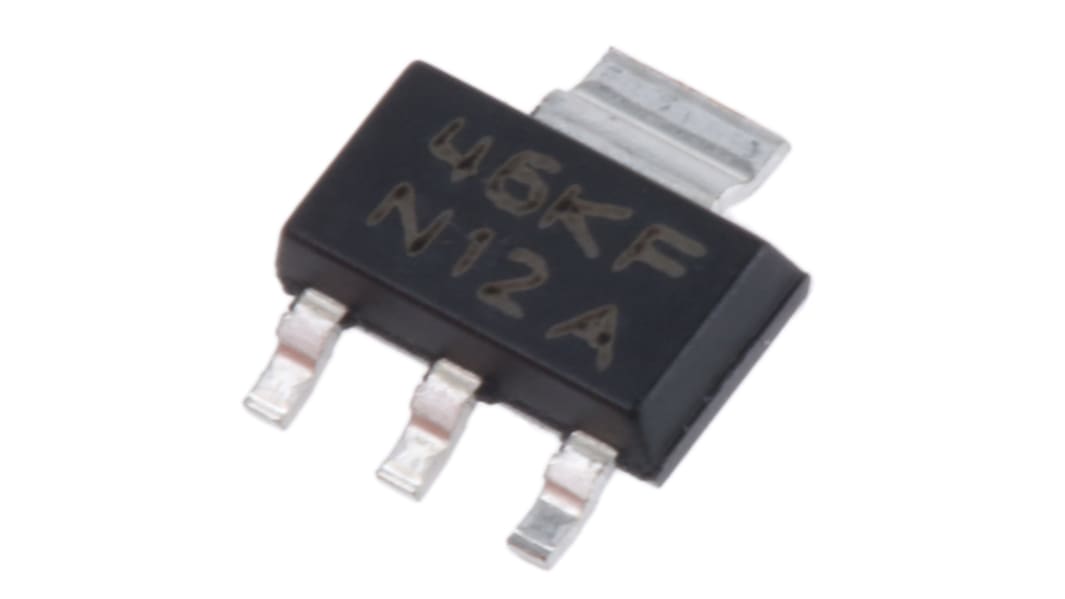 Régulateur de tension LM1117MP-1.8/NOPB, 800mA, SOT-223, 3+Tab broches.