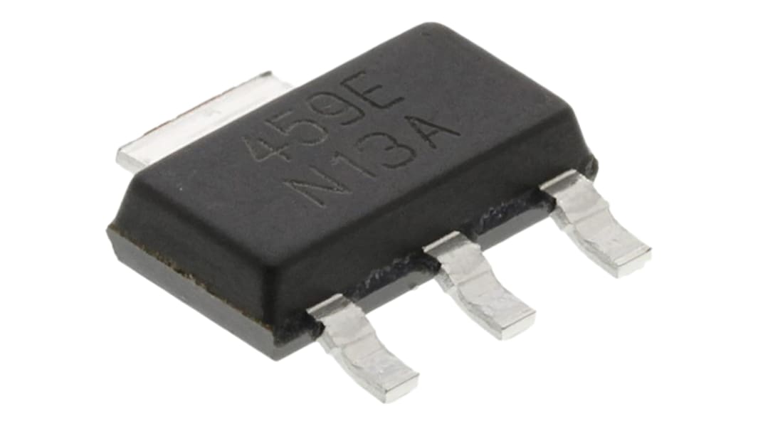 Régulateur de tension LM1117MP-2.5/NOPB, 800mA, SOT-223, 3+Tab broches.