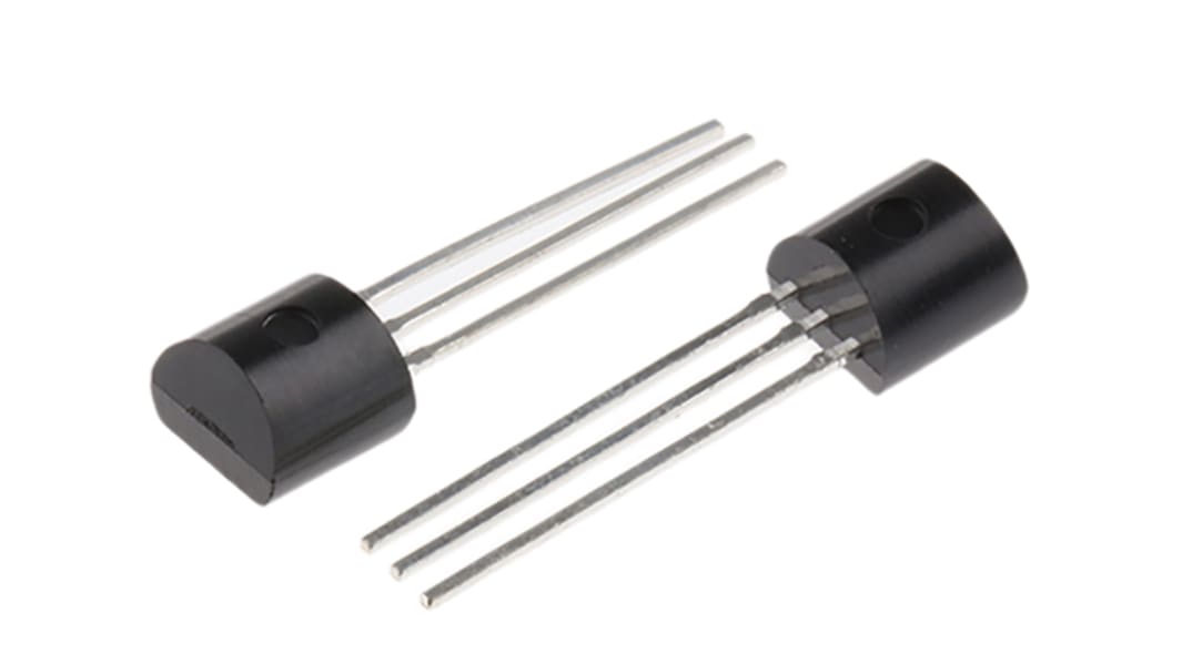 TI Spannung Temperatursensor ±3.8°C THT, 3-Pin, Analog -55 bis +130 °C.