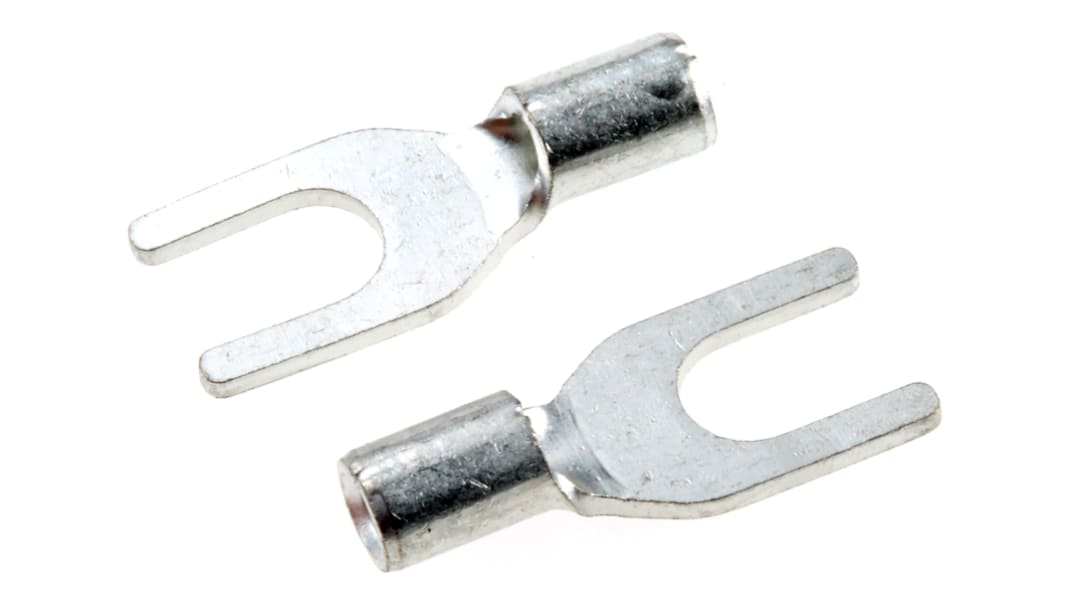 JST Uninsulated Crimp Spade Connector, 0.2mm² to 1.65mm², 22AWG to 16AWG, 3.5mm Stud Size