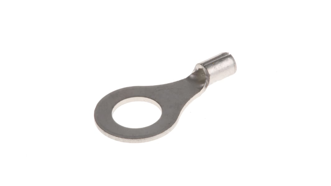 JST Uninsulated Ring Terminal, 6mm Stud Size, 0.25mm² to 1.65mm² Wire Size