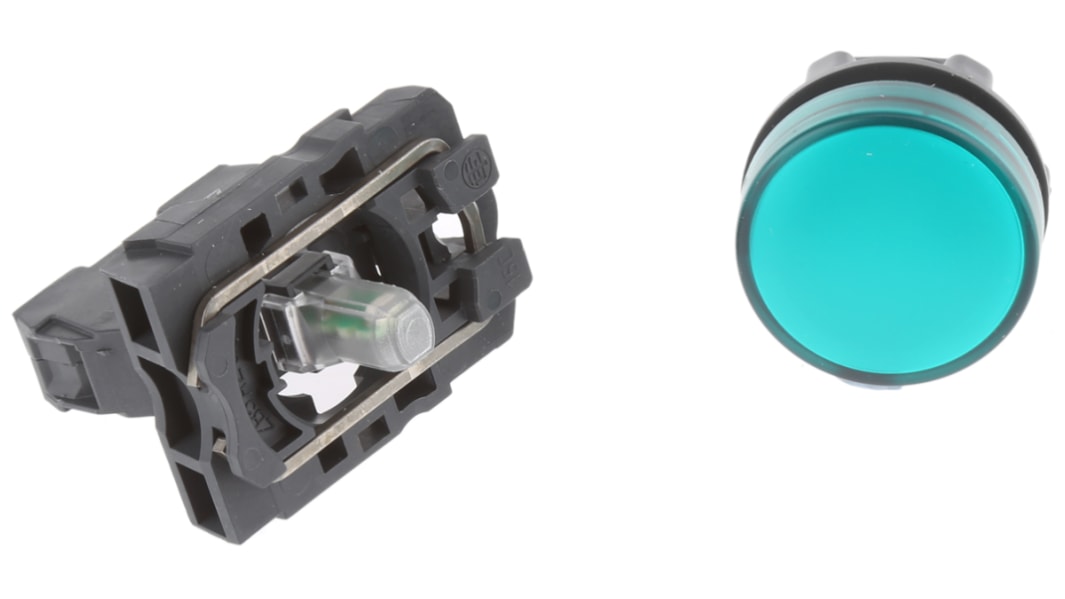 Spia XB5AVM3, LED universale, foro 22mm, Montaggio a pannello, , IP66, IP67 Harmony XB5